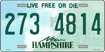 NH license plate 2734814