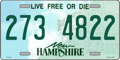 NH license plate 2734822