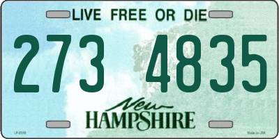 NH license plate 2734835
