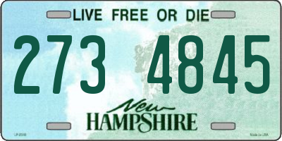 NH license plate 2734845