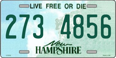 NH license plate 2734856