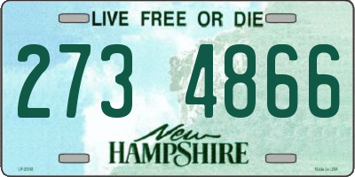 NH license plate 2734866