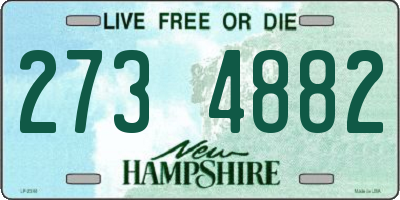NH license plate 2734882