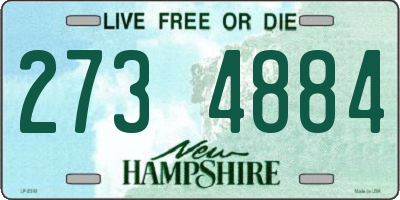 NH license plate 2734884
