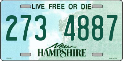 NH license plate 2734887