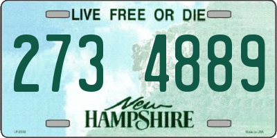 NH license plate 2734889