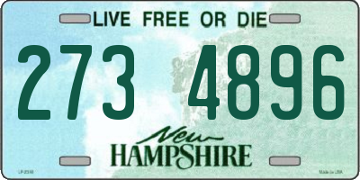 NH license plate 2734896