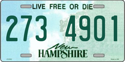 NH license plate 2734901