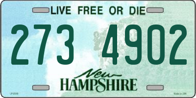 NH license plate 2734902
