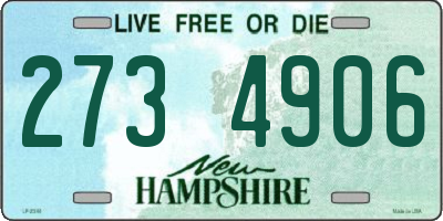 NH license plate 2734906