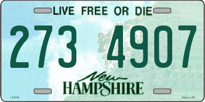 NH license plate 2734907
