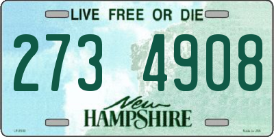 NH license plate 2734908