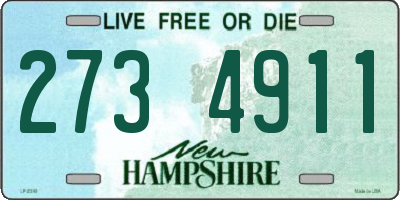 NH license plate 2734911
