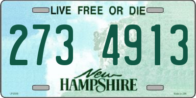 NH license plate 2734913