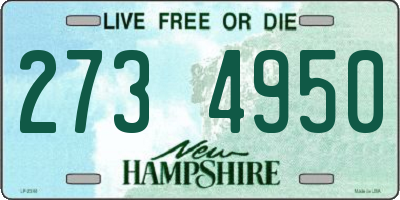 NH license plate 2734950