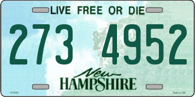 NH license plate 2734952
