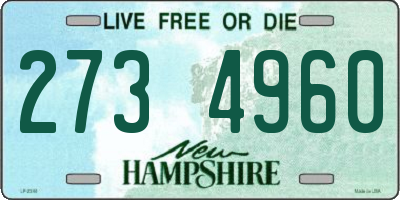 NH license plate 2734960