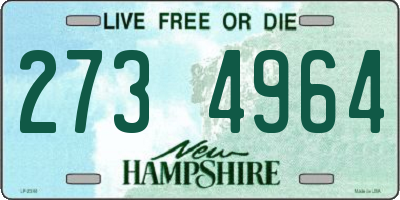 NH license plate 2734964