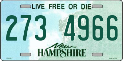 NH license plate 2734966