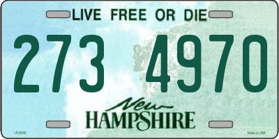NH license plate 2734970