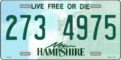 NH license plate 2734975