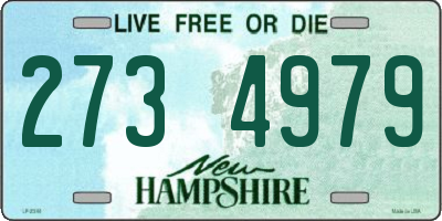 NH license plate 2734979