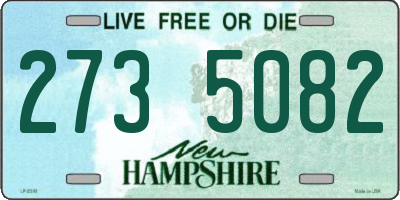 NH license plate 2735082