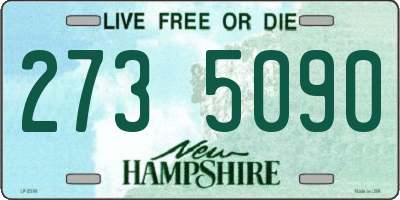 NH license plate 2735090