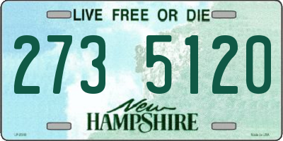 NH license plate 2735120