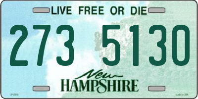 NH license plate 2735130