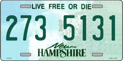 NH license plate 2735131