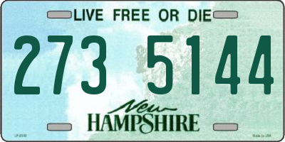 NH license plate 2735144