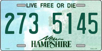 NH license plate 2735145