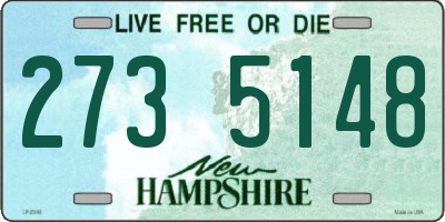 NH license plate 2735148
