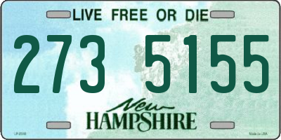 NH license plate 2735155