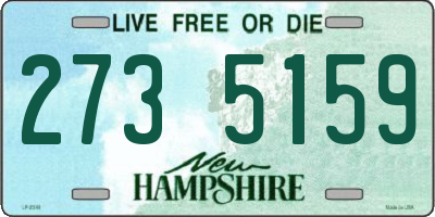 NH license plate 2735159