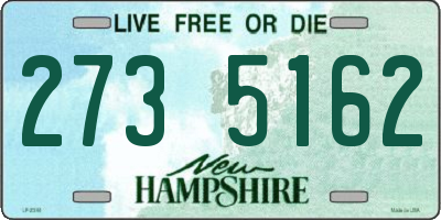 NH license plate 2735162