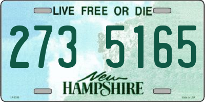 NH license plate 2735165
