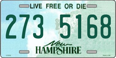NH license plate 2735168