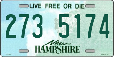 NH license plate 2735174