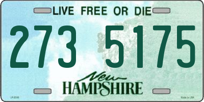 NH license plate 2735175