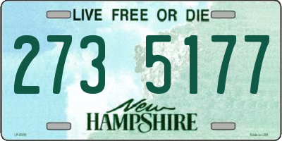 NH license plate 2735177