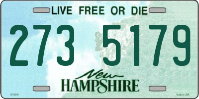 NH license plate 2735179