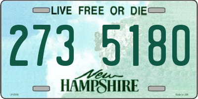 NH license plate 2735180