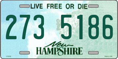 NH license plate 2735186