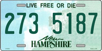 NH license plate 2735187