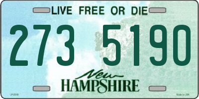 NH license plate 2735190