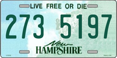 NH license plate 2735197