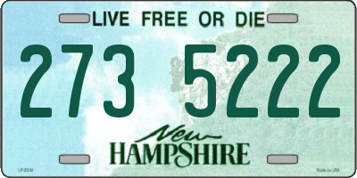 NH license plate 2735222