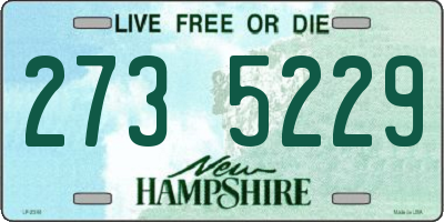 NH license plate 2735229